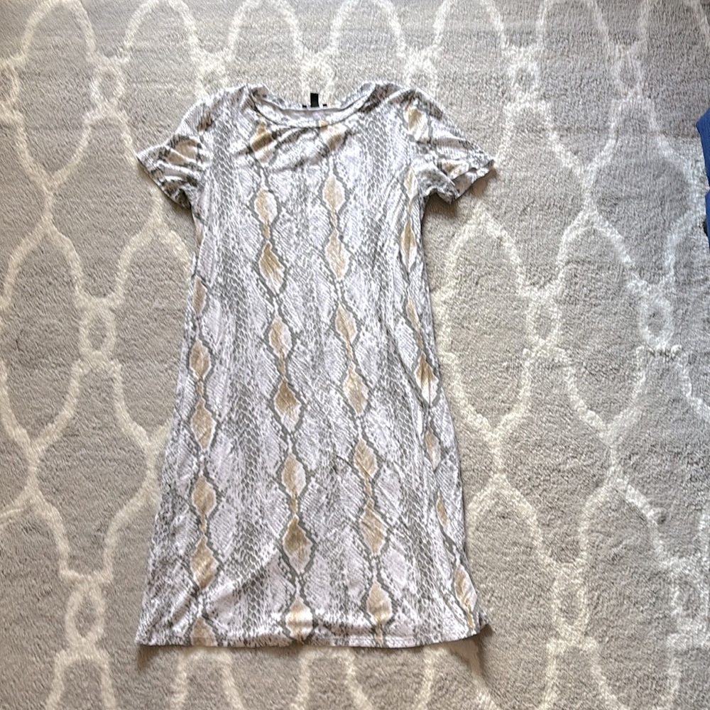Express Snake Skin Dress